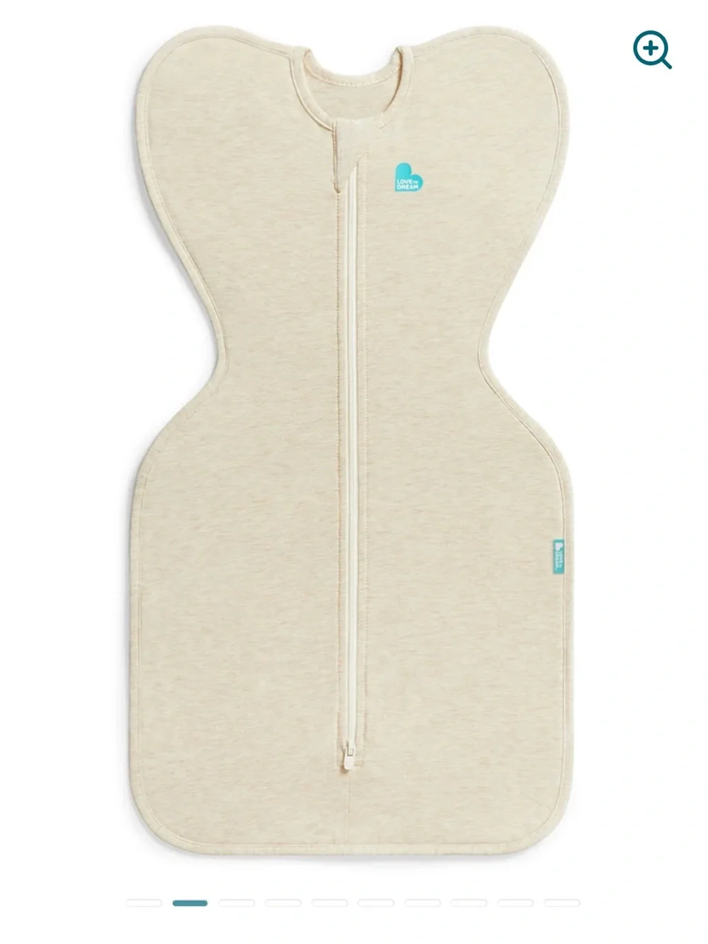 Love to Dream Swaddle Up Sleep Sack Cotton Size Small Oatmeal Heather